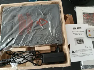 Marco de fotos digital negro