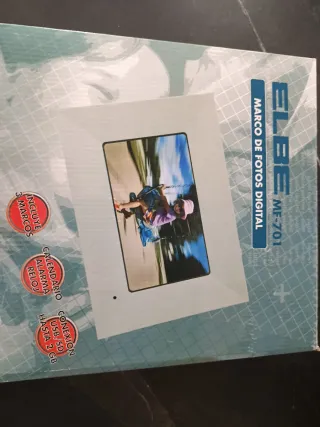 Marco de fotos digital negro