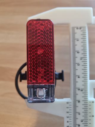 Luce posteriore bici rossa - NUOVA