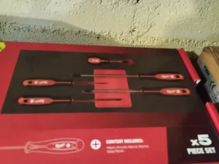 Set 5 Piezas Herramientas Milwaukee