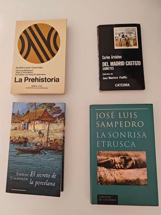 Libros José Luis Sampedro, Arniches, Calderón