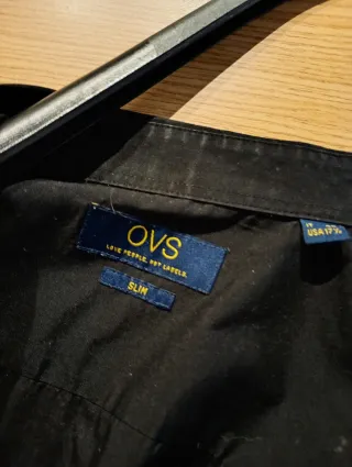 Camicia uomo OVS slim nera taglia M