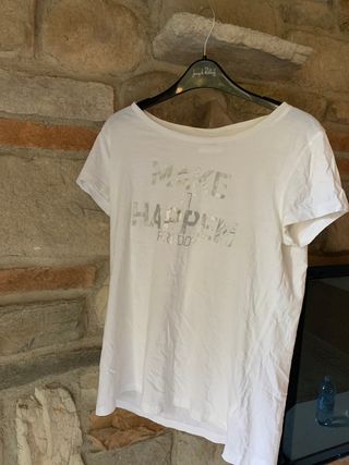 T-shirt Freddy bianca con stampa