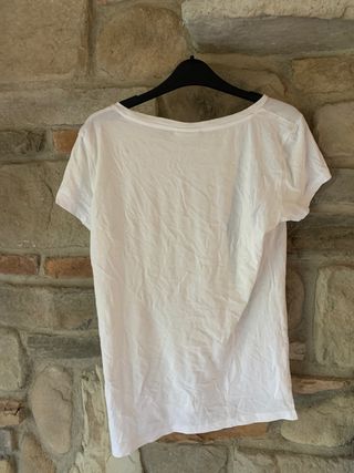 T-shirt Freddy bianca con stampa