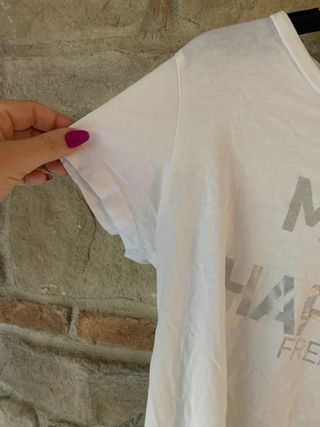 T-shirt Freddy bianca con stampa