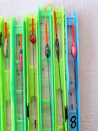 Flotadores de pesca con plegadores