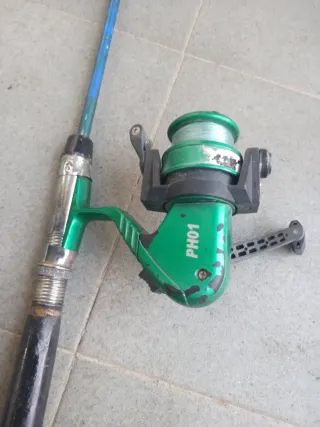 Caña de pescar spinning 1,80m