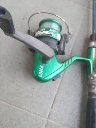 Caña de pescar spinning 1,80m