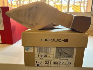 Zapatos LaTouche Talla 36/37 Beige