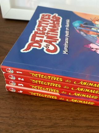 Lote 4 libros de “Detectives de animales”