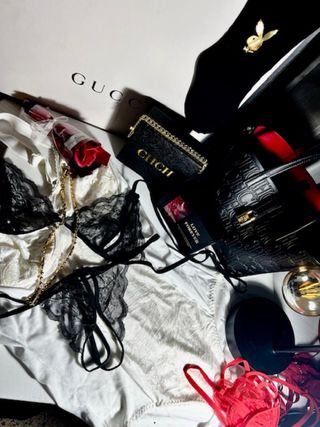 Conjunto Lencería rosa o rojo.. precio unidad