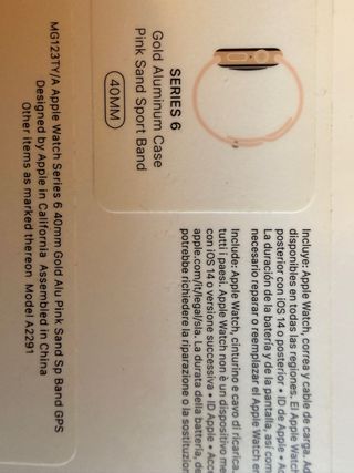 Apple Watch Series 6 Rosa