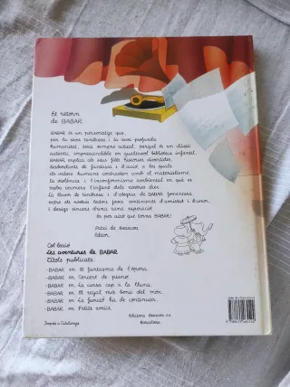 Libro Babar en concert de piano. Libro infantil