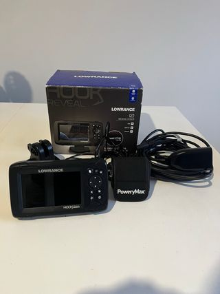 Sonda Lowrance Hook Reveal 5 + Batería Powery Max