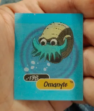 Carte Pokemon Omanyte e Omastar Lenticolare 3D