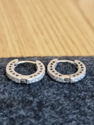 Pulsera y pendientes plata circonitas