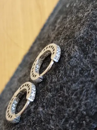 Pulsera y pendientes plata circonitas