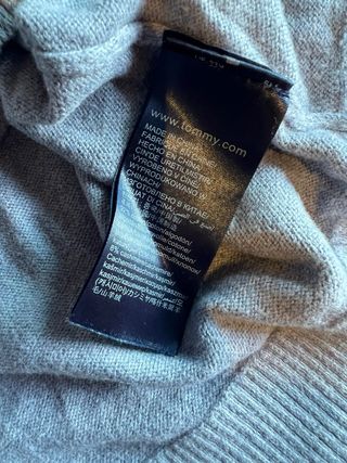 Jersey Tommy Hilfiger Talla L Gris Claro