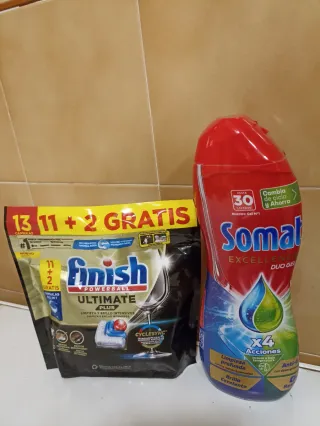 Finish Powerball Ultimate Plus y Somat Duo Gel