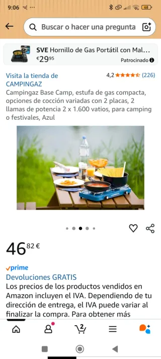 Campingaz Cucina Portatile 2 Fuochi