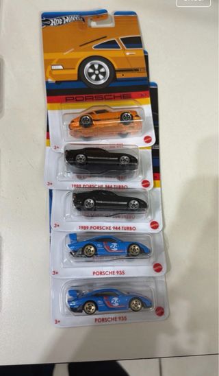 Hot Wheels Porsche Serie Argento