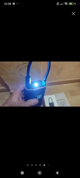 A ESTRENAR! Bomba aire portátil recargable 150PSI