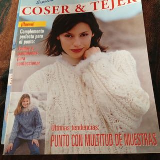 4 REVISTAS DE LABORES COSER Y TEJER Y LUZ COLOR