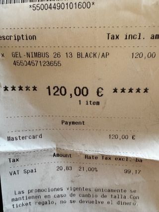 ASICS GEL-NIMBUS 26, Negro/Blanco