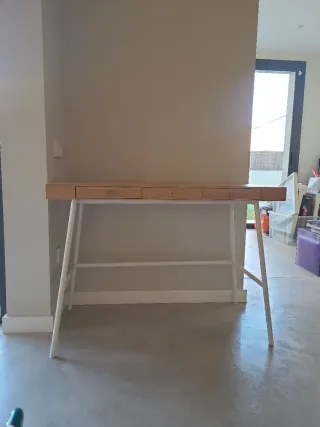 Escritorio Ikea Lillasen Bambú