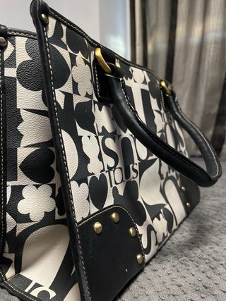 Bolso Tous Negro Blanco Logos