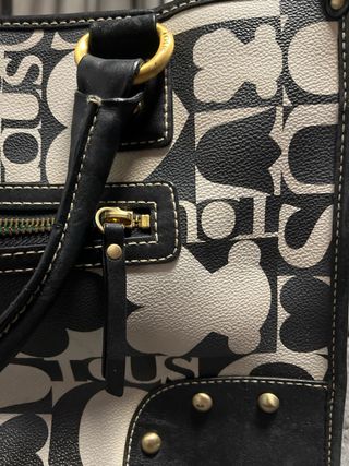 Bolso Tous Negro Blanco Logos