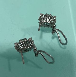 Pendientes Oro Blanco 18 kilates