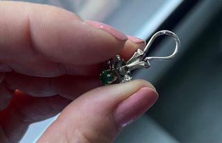 Pendientes Oro Blanco 18 kilates