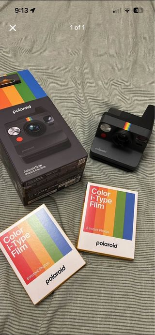 Polaroid Now Gen 3 Cámara Instantánea Negra