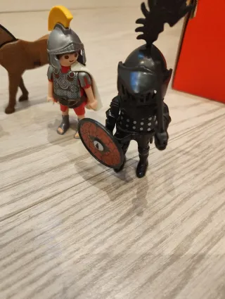 Playmobil Set: Moto, Caballos y Figuras