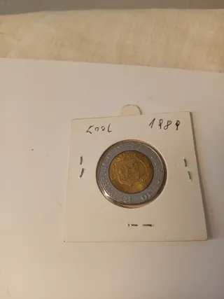 Moneta 500 Lire 1989 san Marino