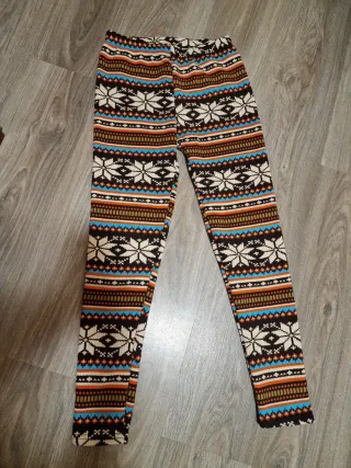 Leggings calentitos estampado nórdico