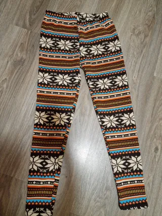 Leggings calentitos estampado nórdico