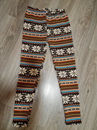 Leggings calentitos estampado nórdico