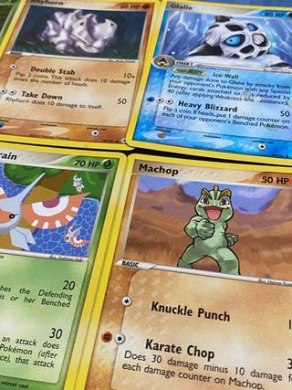 15 cartas pokémon HIDDEN LEGENDS inglés 2004