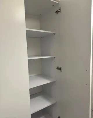 Armario modular madera color beige/marrón