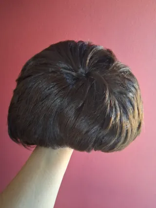 Peluca y motosierra disfraz Milei