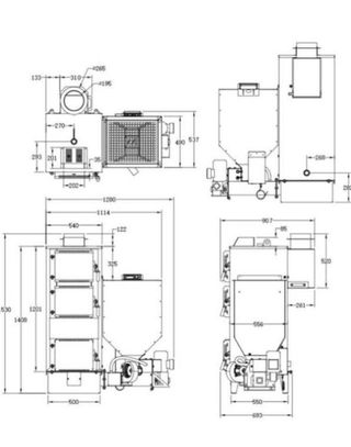 Caldera BOILER 34 policombustible Nueva MAD2001