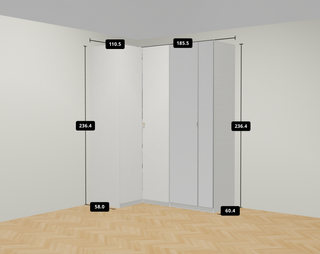 Armario PAX Ikea Blanco