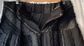 Black Textured Patchwork Style