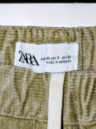 Pantalón de pana verde