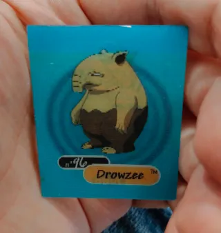 Carte Pokemon Drowzee Hypno Lenticolare 3D Yoga 20