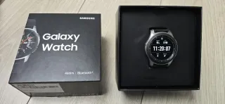 Samsung Galaxy Watch 46mm Plata | Cuidado + Caja