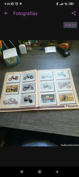 Album Motos 1987 Coleccion Cromos Motor 16 Complet