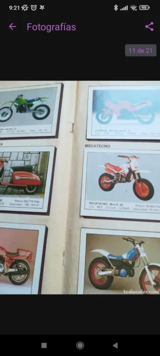 Album Motos 1987 Coleccion Cromos Motor 16 Complet